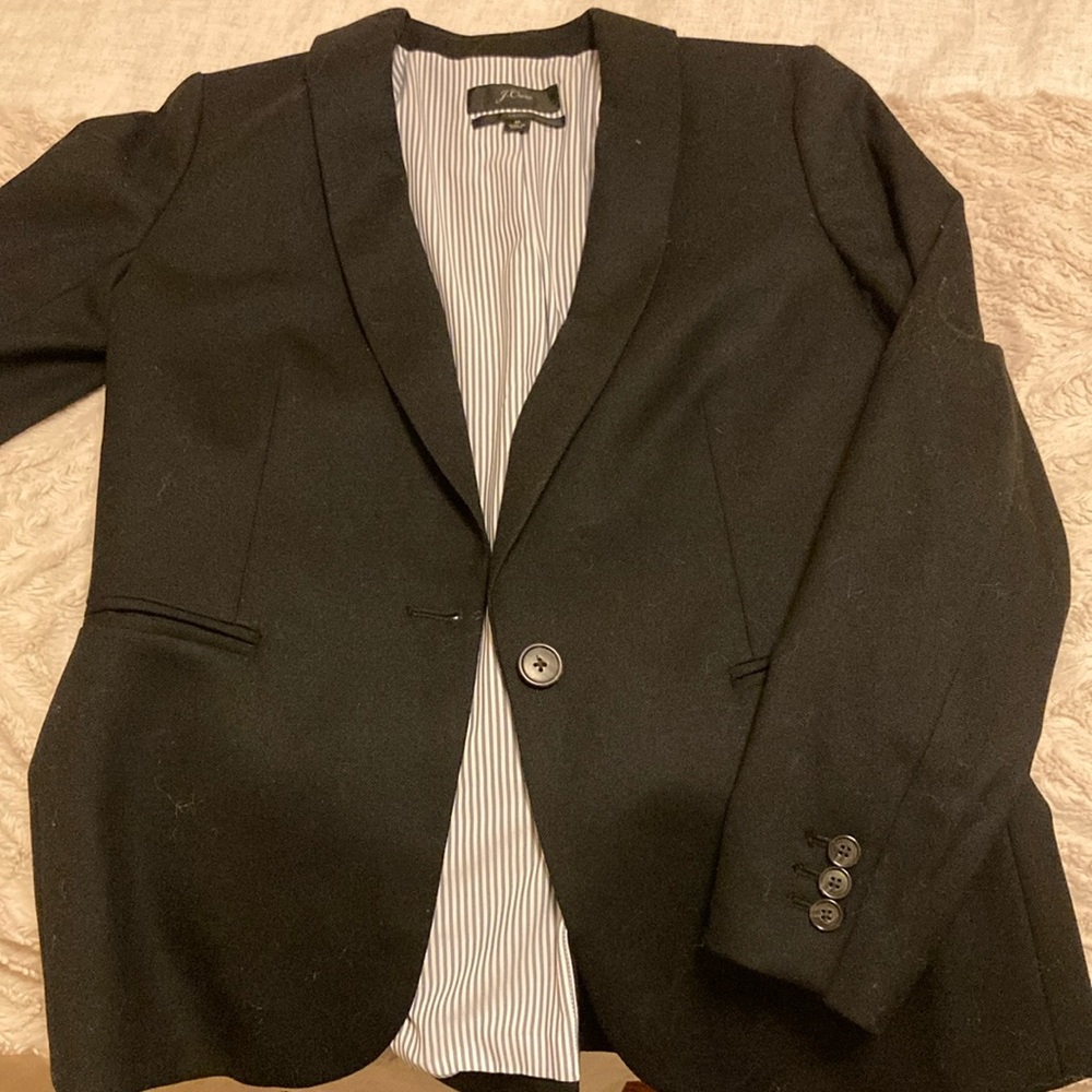 J.Crew women’s Parke black blazer/suit jacket  size 0